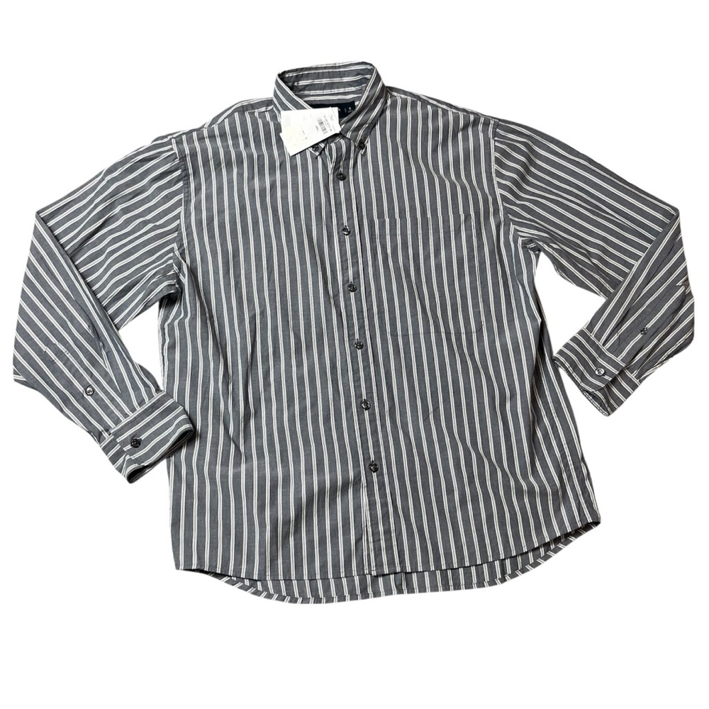 Abercrombie and fitch 90s oversized striped shirt small
